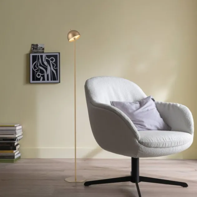 Schöner Wohnen-Kollektion LED Akku Stehleuchte BELLIES, gold, aufladbar, USB-Ladekabel