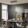 Schöner Wohnen-Kollektion LED Pendellechte, schwarz, 3-flammig, Lift