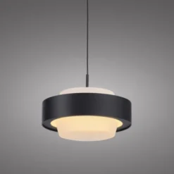 Schöner Wohnen Kollektion LED Pendelleuchte Elmo, schwarz Comfort Lift