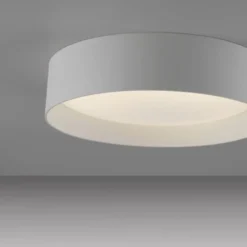 Schöner Wohnen-Kollektion LED Deckenleuchte TAVOLI weiss, rund D=28,5cm, dimmbar, Fernbedienung