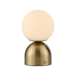 SCHÖNER WOHNEN-Kollektion LED Akku Tischleuchte RUDI, gold, USB-Ladekabel