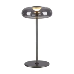 Schöner Wohnen-Kollektion LED Tischleuchte POSH, grau, dimmbar, warmweiß