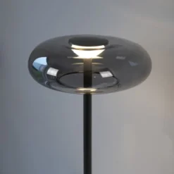 Schöner Wohnen-Kollektion LED Tischleuchte POSH, grau, dimmbar, warmweiß