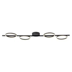Schöner Wohnen-Kollektion LED Deckenleuchte MINI RITUS, schwarz, dimmbar
