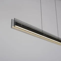 Schöner Wohnen-Kollektion LED Pendelleuchte LENA, schwarz, Dimmer, Up-and Down