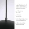 Schöner Wohnen-Kollektion Pendelleuchte ALI, schwarz, LED geeignet