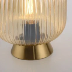 Schöner Wohnen-Kollektion Tischleuchte NAMI, amber, E27, LED geeignet