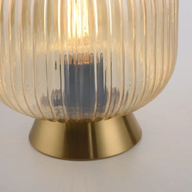 Schöner Wohnen-Kollektion Tischleuchte NAMI, amber, E27, LED geeignet