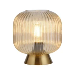 Schöner Wohnen-Kollektion Tischleuchte NAMI, amber, E27, LED geeignet