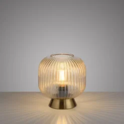 Schöner Wohnen-Kollektion Tischleuchte NAMI, amber, E27, LED geeignet