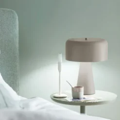 Schöner Wohnen-Kollektion Tischleuchte PENTO, sandfarben, 1,5 m Kabellänge