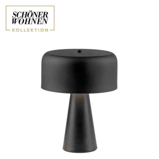 Schöner Wohnen-Kollektion Tischleuchte PENTO, schwarz, 1,5 m Kabel