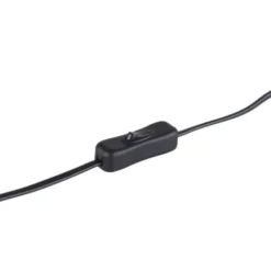 Tischleuchte, grün, 1x E14 LED, Schirm, inkl. Schnurschalter