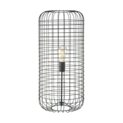Tischleuchte, Industrial Design, schwarz, Retro, filigran