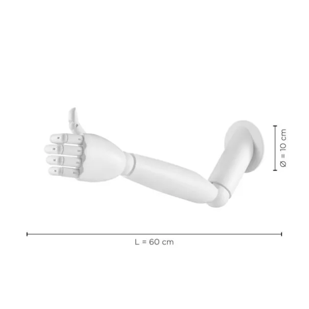 Wand-Halterung für Kabelwandleuchten weiß